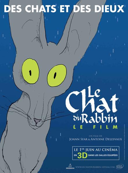 Affiche teaser du film Le Chat du Rabbin